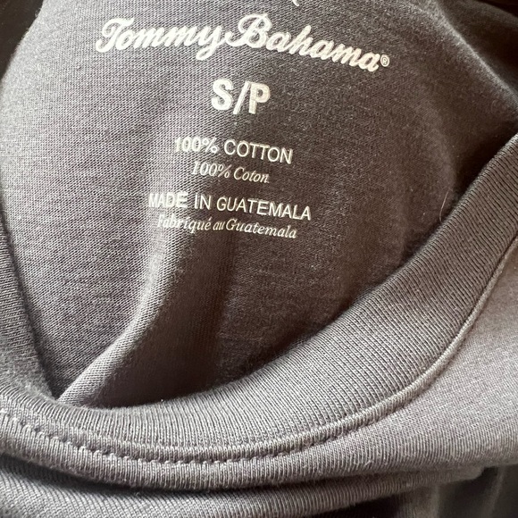 Tommy Bahama T Shirt Size S/P Gray Funny Hand Me The Screwdriver Graphic - Picture 4 of 4
